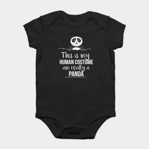 This Is My Human Costume Am Really A Panda Gift Idea Panda Christmas